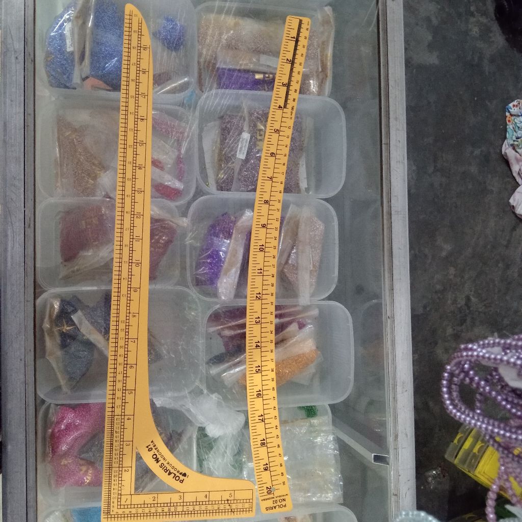 

penggaris pola/rol costum satu set besar