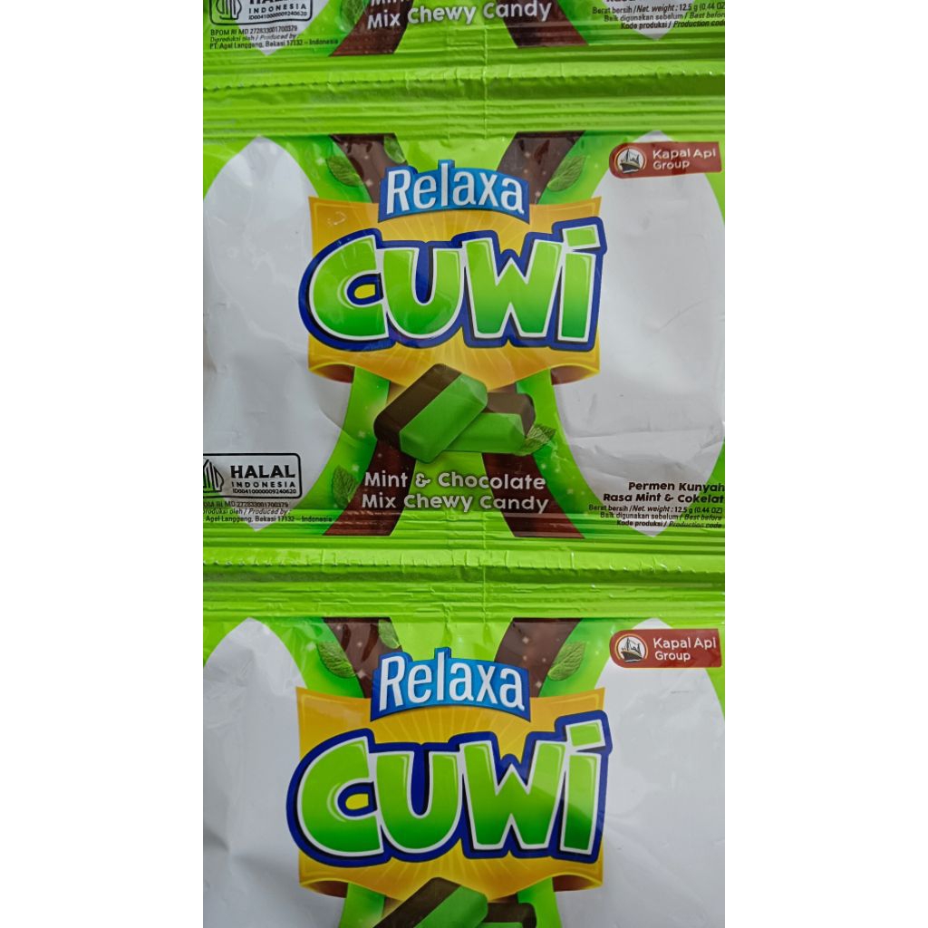 

Relaxa Cuwi Mint & Chocolate Mix Chewy Candy (10)