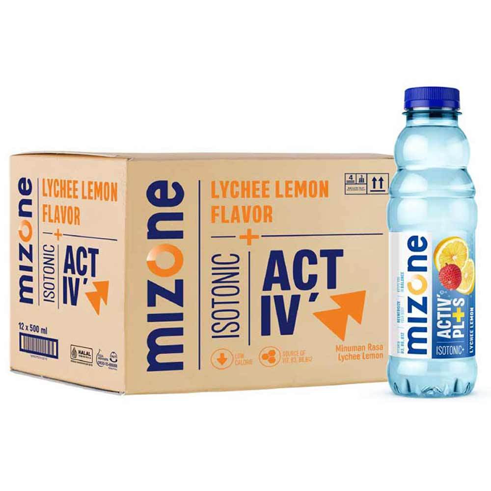 

Mizone Lychee Lemon 500ml isi 12 pcs