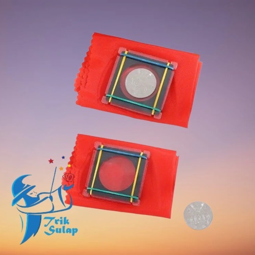 Alat Sulap Escape Coin / Coin Tembus Kain