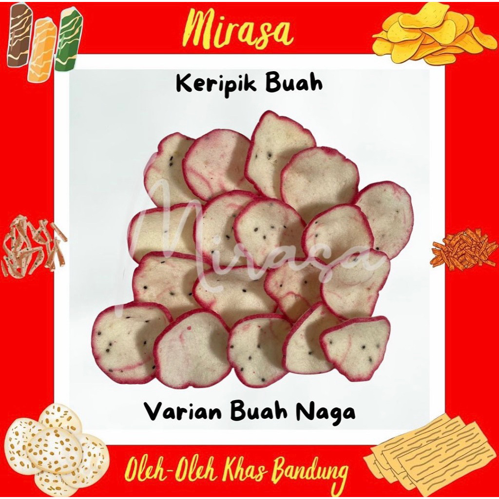 

Keripik Buah Naga| Kemasan Berat 250g, 500g, & 1KG.