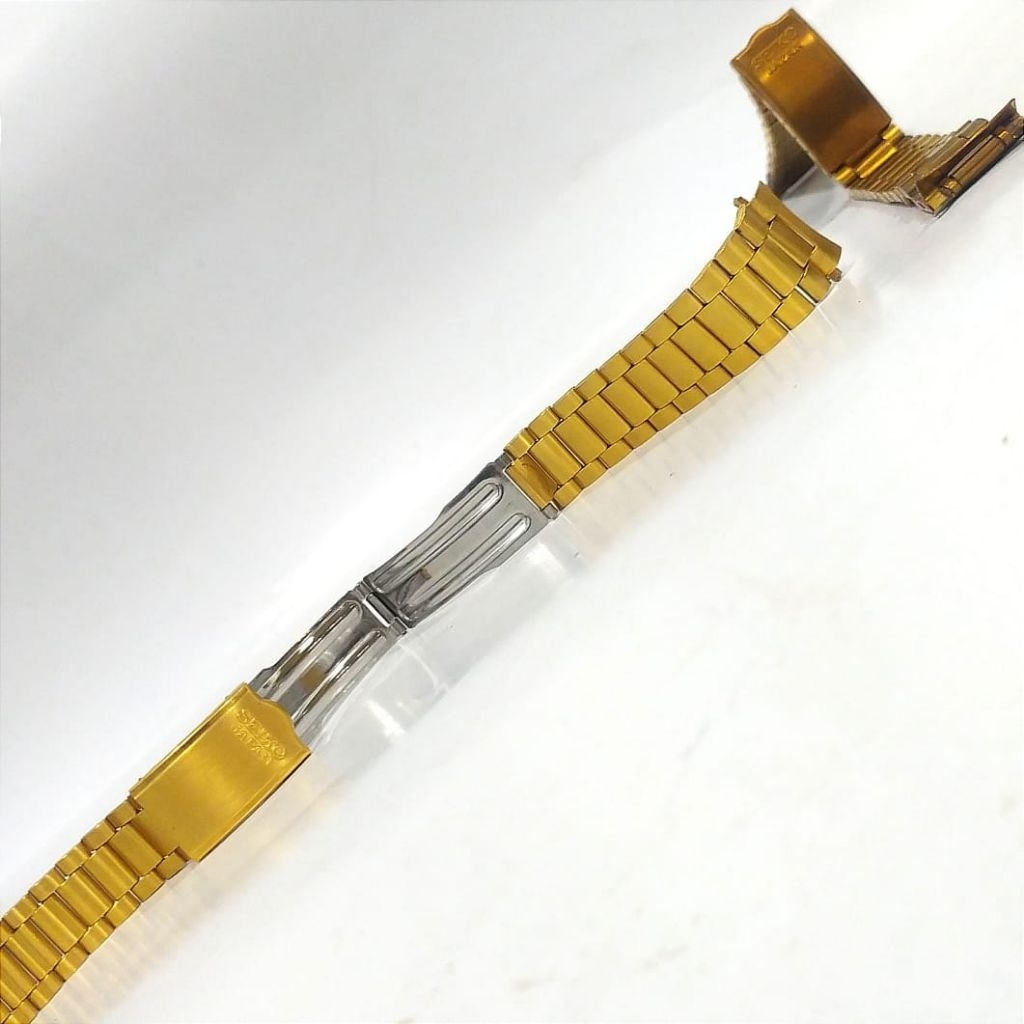rantai jam Seiko warna gold