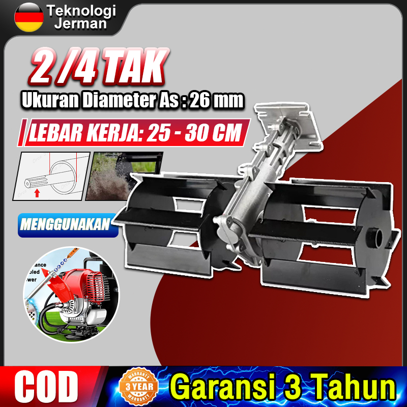 Beliavalass - Reaim Mini Tiller Head Weeder Alat Penggembur Tanah Mesin Penyiang Gulma