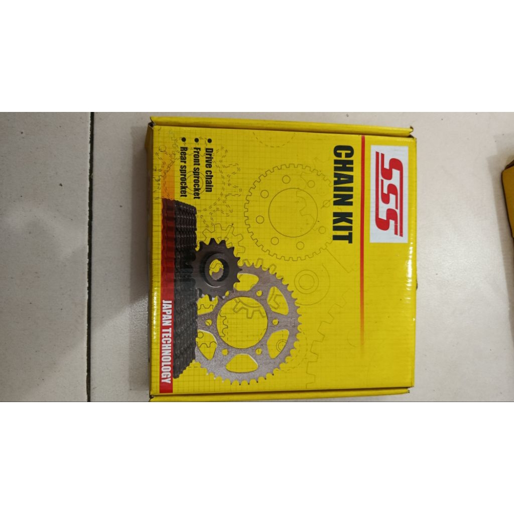gear gir set chain kit  sss triple S Honda verza