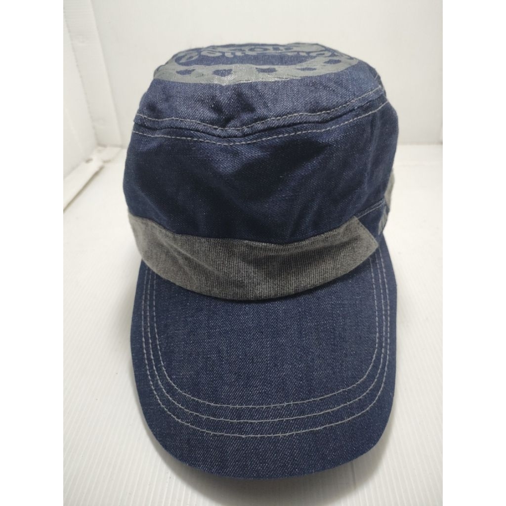 topi bahan jeans ada sablon LYNX GOLF