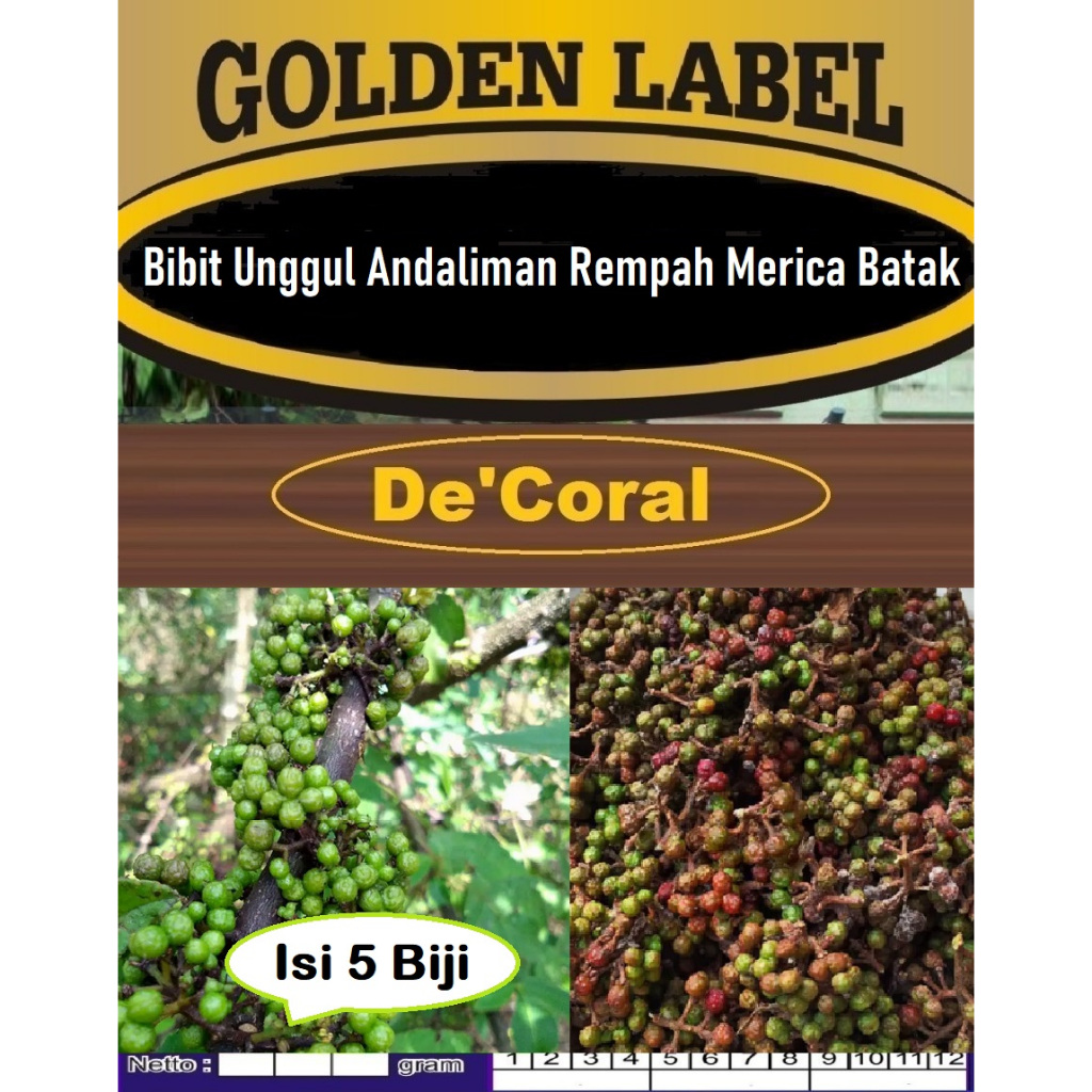 Bibit Unggul Andaliman Rempah Merica Batak | Biji Benih Tanaman Andaliman Rempah | Biji Bibit Rempah