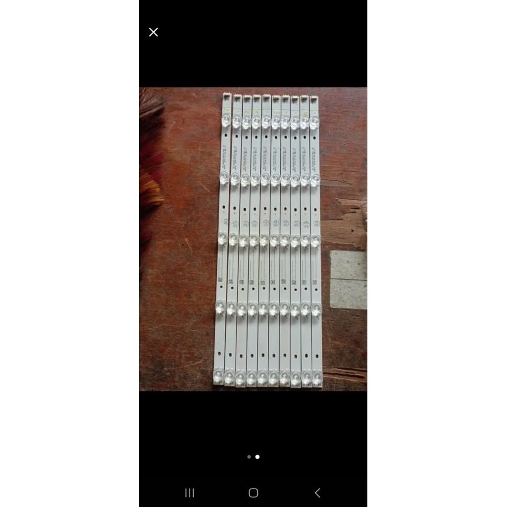 BL - BACKLIGHT - LAMPU TV - LG - 43UN7000PTA - 43UN7000 - ORIGINAL