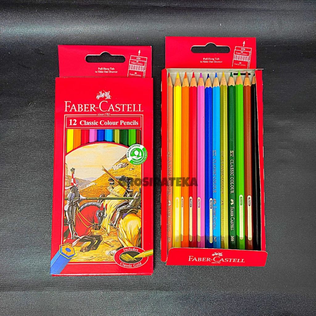 

PENSIL WARNA, PULAS CLASSIC CC 12L PANJANG FABER CASTELL