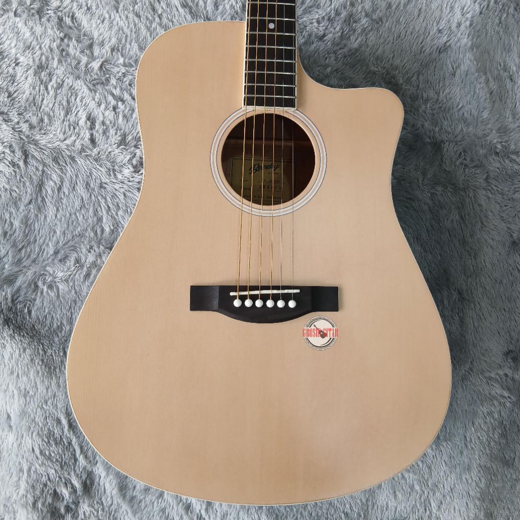 Gitar Beesky D-10 CW Acoustic Original { Dreadnought Cutaway }