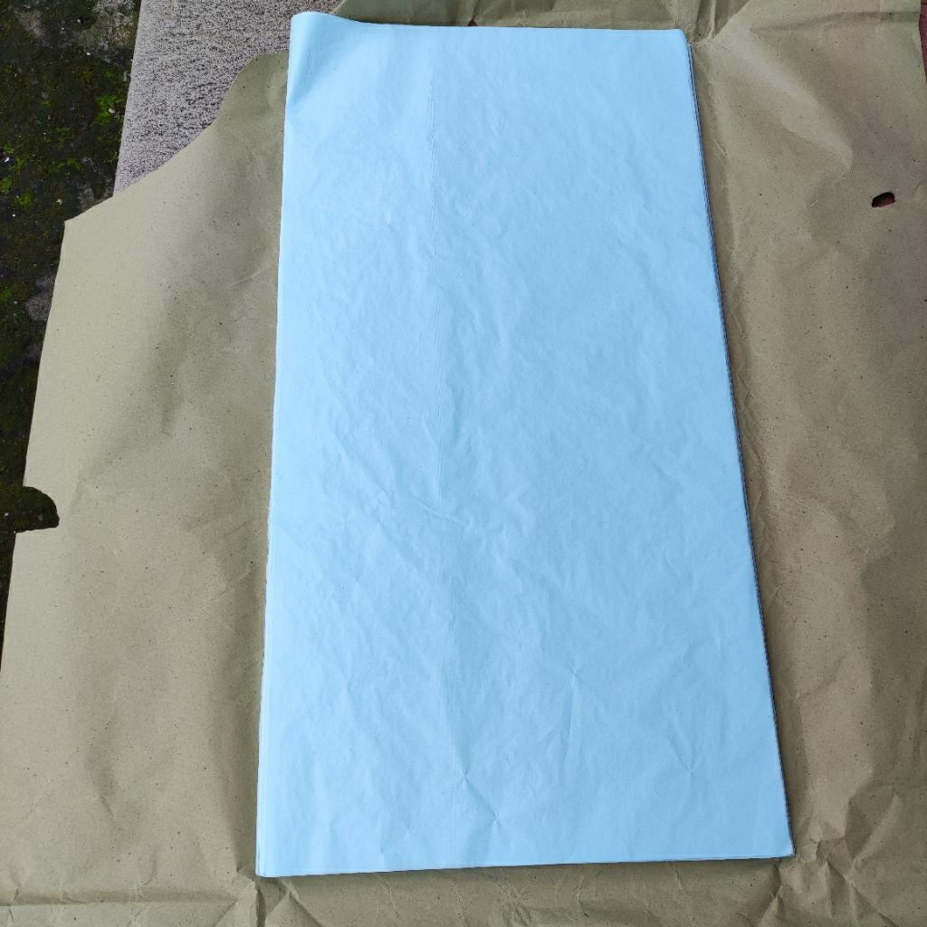 

Kertas Litho biru Untuk Layangan Kertas Bagus Kuat isi 50 Lembar