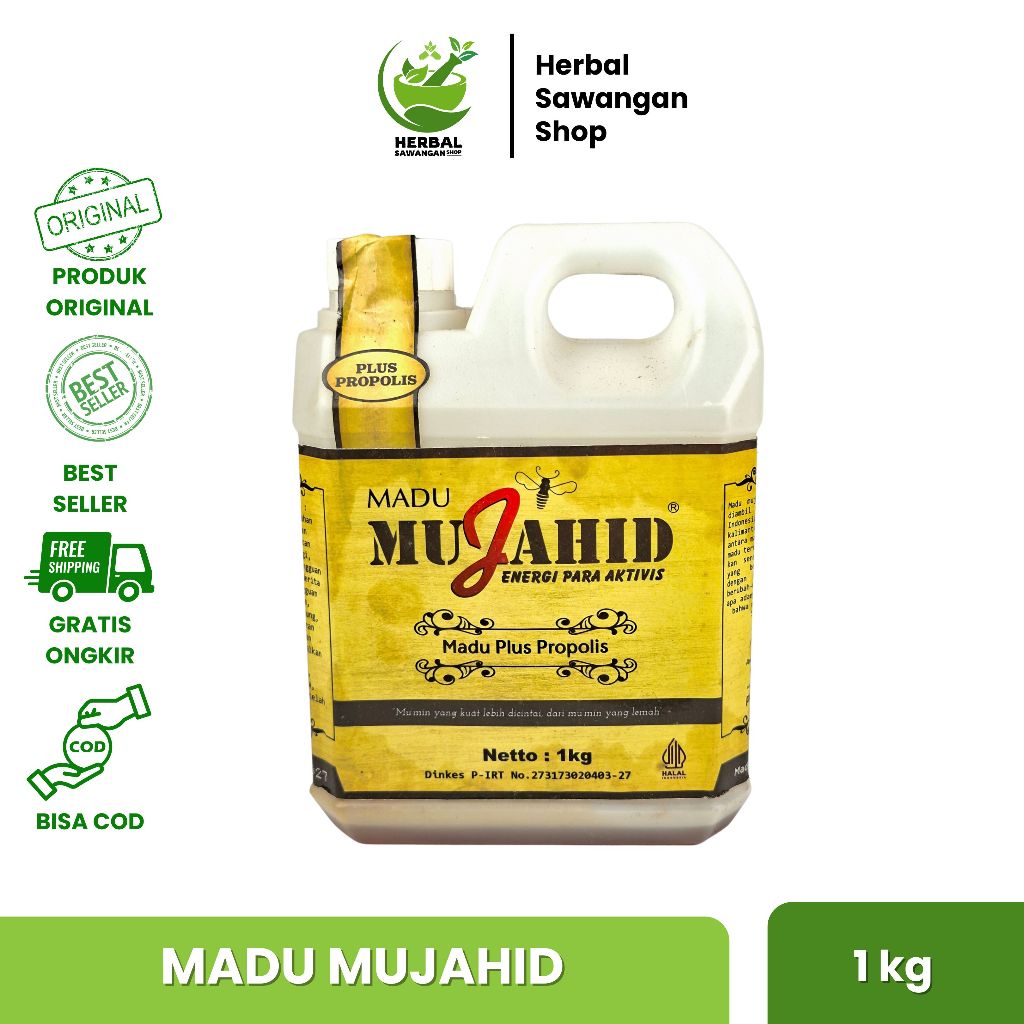 

Madu Mujahid Hutan Plus Propolis 1kg Hitam Super Hutan Manis Hitam Manis Super Mujahid Planet Herbal