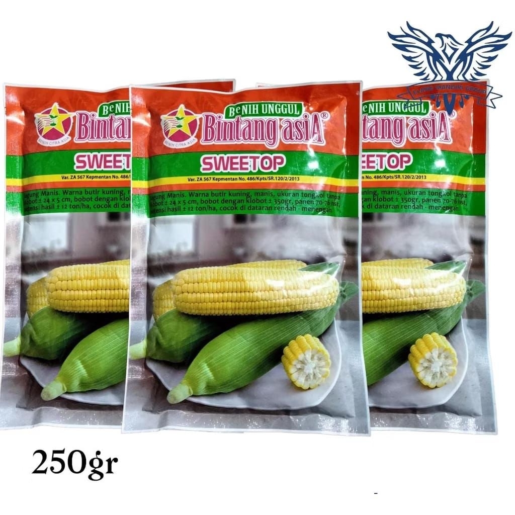Sweetop(manise) 250gr Benih Jagung Manis Bintang Asia