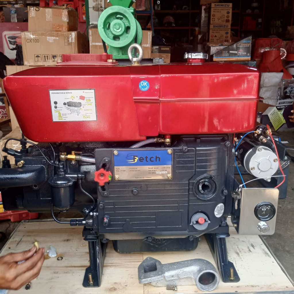 Mesin Diesel 24PK FETCH S1115 ELECTRIC STARTER Mesin Diesel Dongfeng HARGA PROMO