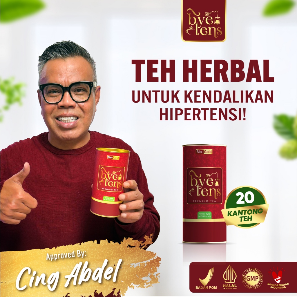

Bye Tens Teh Herbal Alami Melancarkan Predaran Darah Obat Darah Tinggi Hipertensi BPOM
