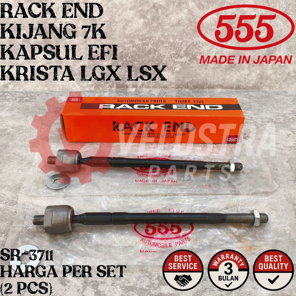 Rack End Long Tie Rod Kijang Efi Krista LGX Kapsul 7K 555