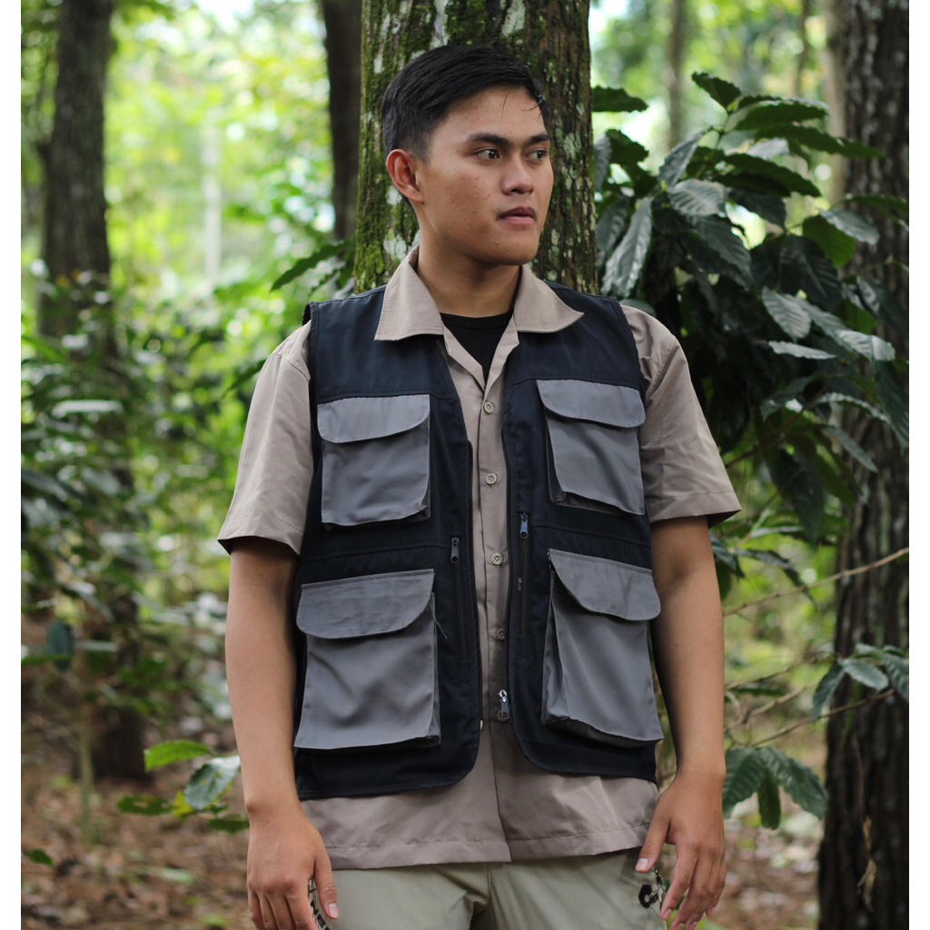 Elgloo. Vest Utility, Rompi Pria, Rompi Outdoor, Rompi Unisex