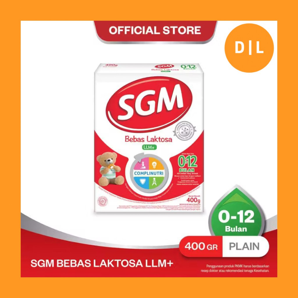 SGM LLM+ GR / 400GR SUSU BEBAS LAKTOSA