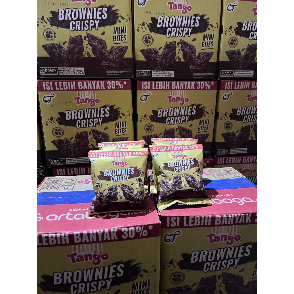 

Tango brownies crispy 9 gram 1 dus isi 4 renceng 1 renceng isi 10 pcs