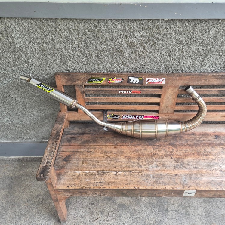 Knalpot Racing SMR Ninja R SS Cobra Stainless Leher Cacing