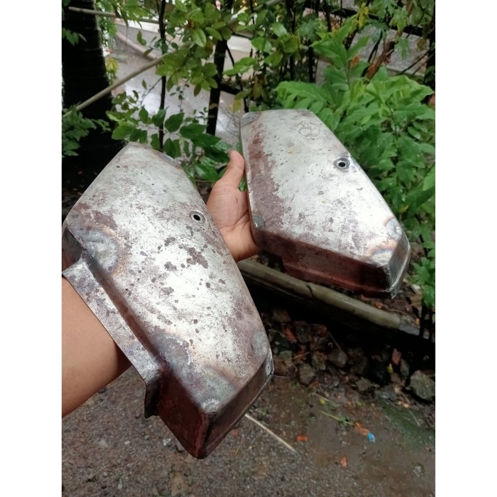 BOX TUTUP AKI HONDA SUPERCUP C700 FULL BESI TUTUP AKI HONDA C700 SUPERCUP