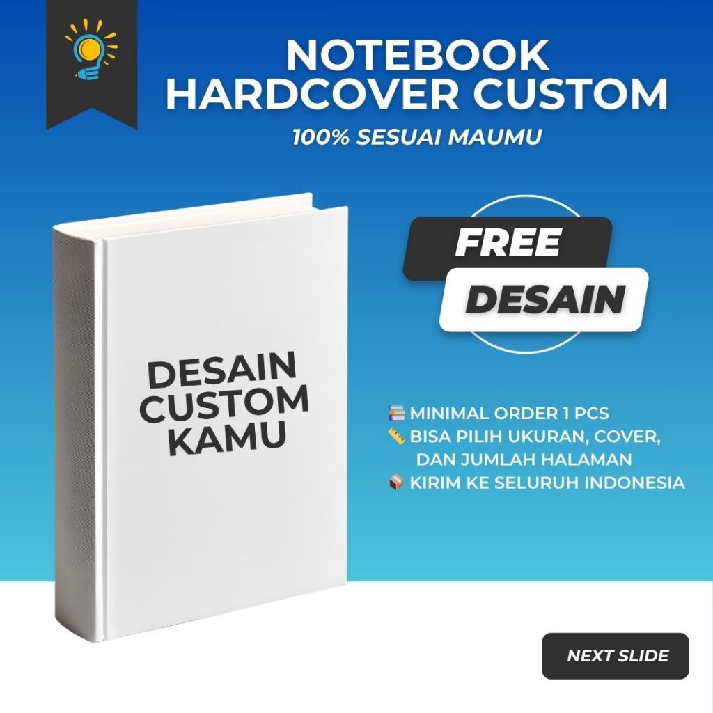 

Notebook Custom Desain Hard Cover/Notebook Custom