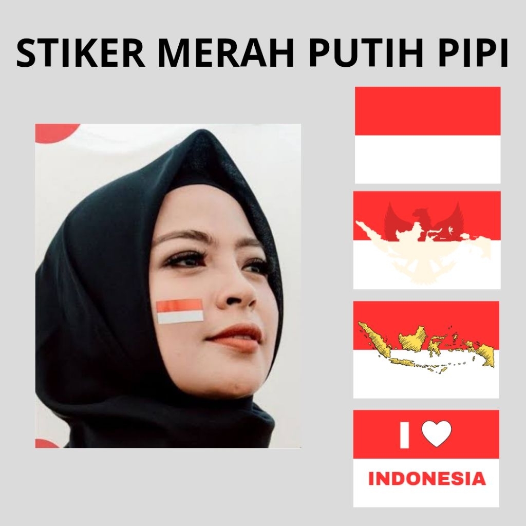 

KA Stiker Merah Putih Pipi Stiker Dirgahayu isi 24 pcs