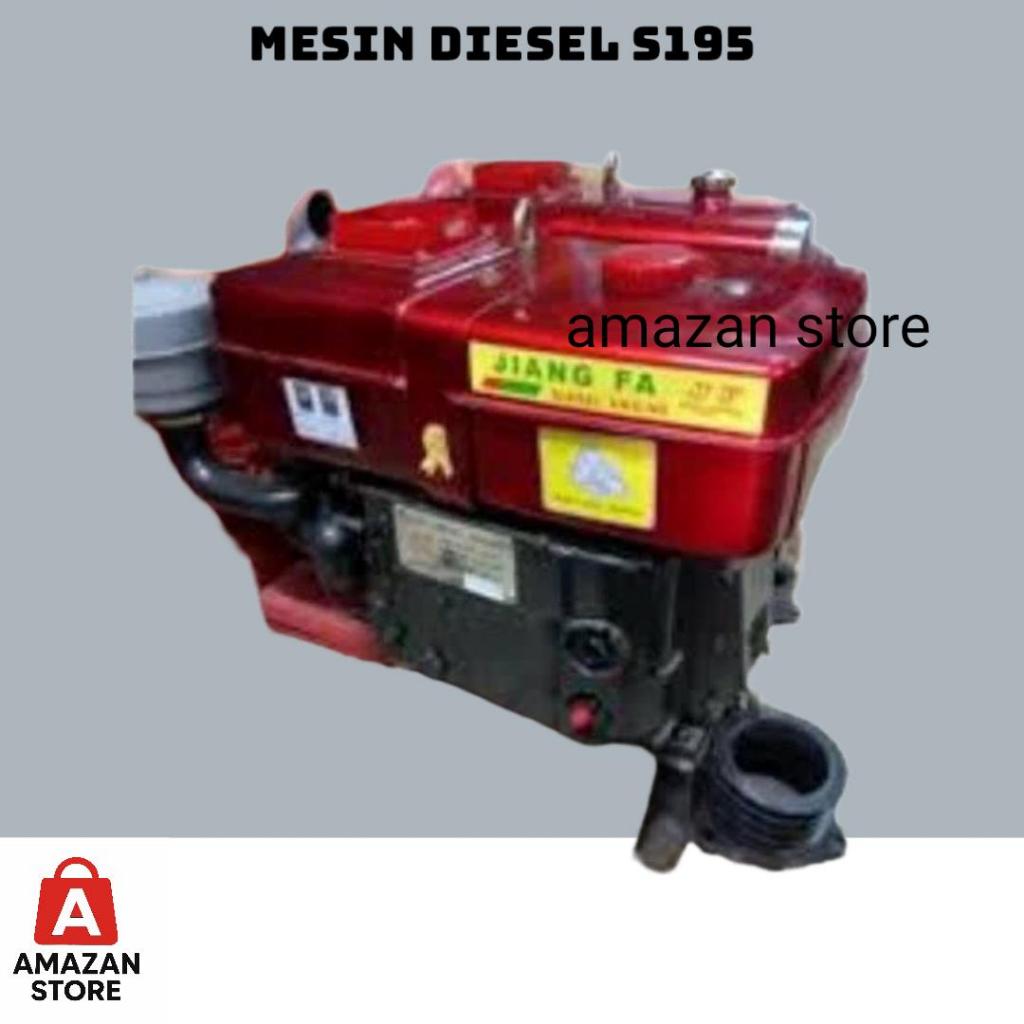 Mesin Penggerak Solar Engine Diesel JIANGFA/ DONGHAI S195 (12 HP) engkol