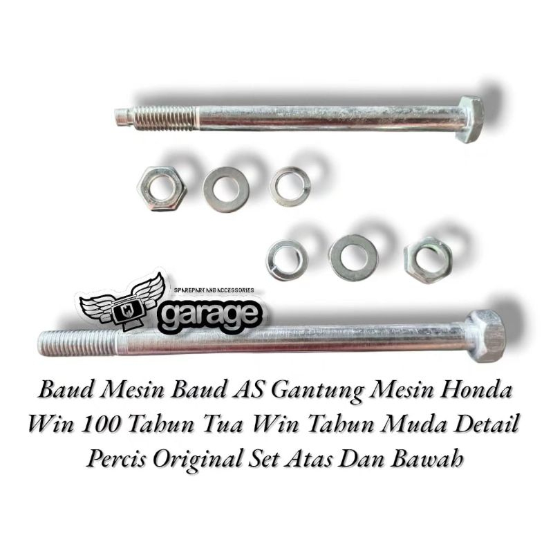 Baud Mesin Win Baud AS Gantung Mesin Honda Win 100 Tahun Tua Win Muda Detail Percis Original Set