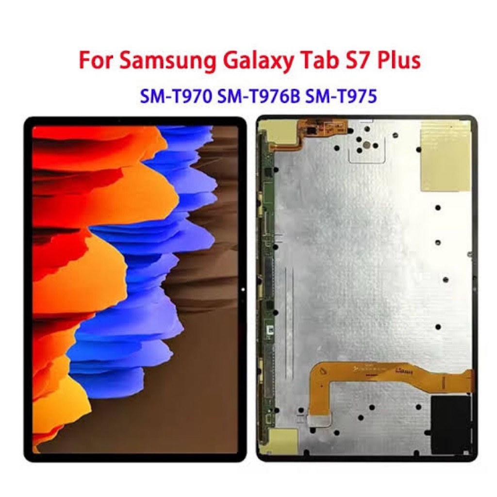 LCD Samsung Tab S7 Plus SM-T970 Original 100% garansi 1bulan