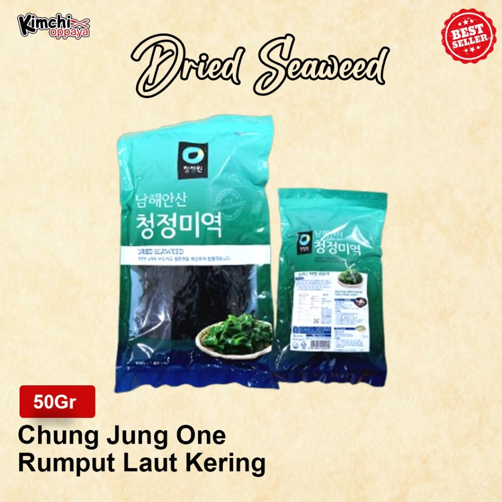 

Chungjungone Miyeok 50gr – Rumput Laut Kering Korea untuk 20 Porsi