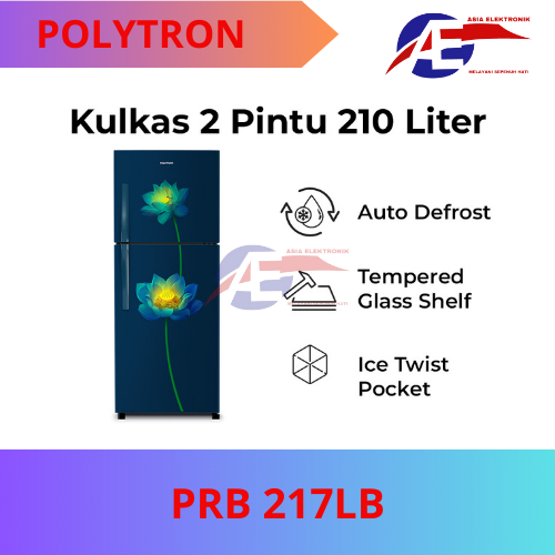 Kulkas Polytron PRB 217LB | Kulkas 2 Pintu