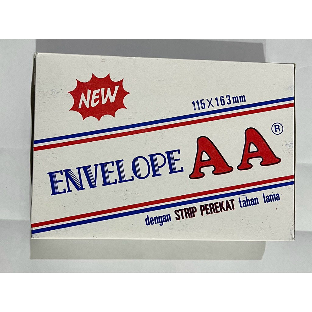 

Amplop putih AA pendek ukuran 115x163mm No.110 isi 100 lembar