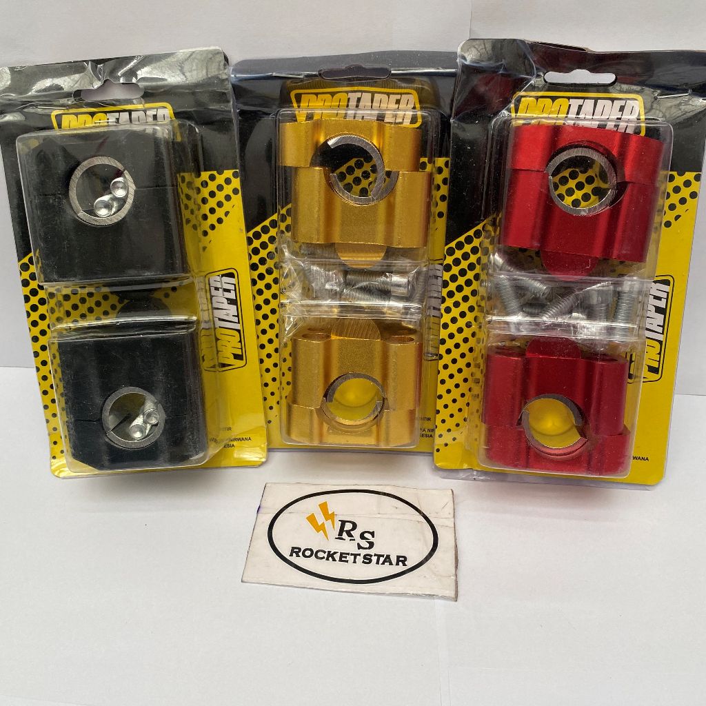 Peninggi Raiser Stang protaper  hitam 7 cm 5 cm