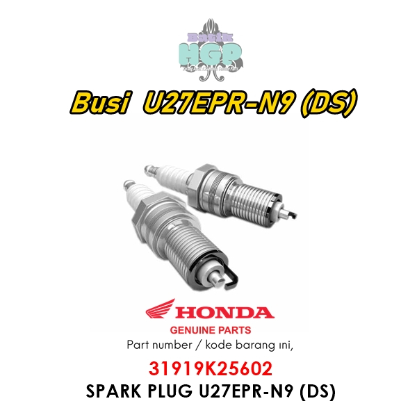 Busi Beat Fi (Denso) , Spark Plug U27Epr-N9 (Ds) Original AHM - 31919K25602