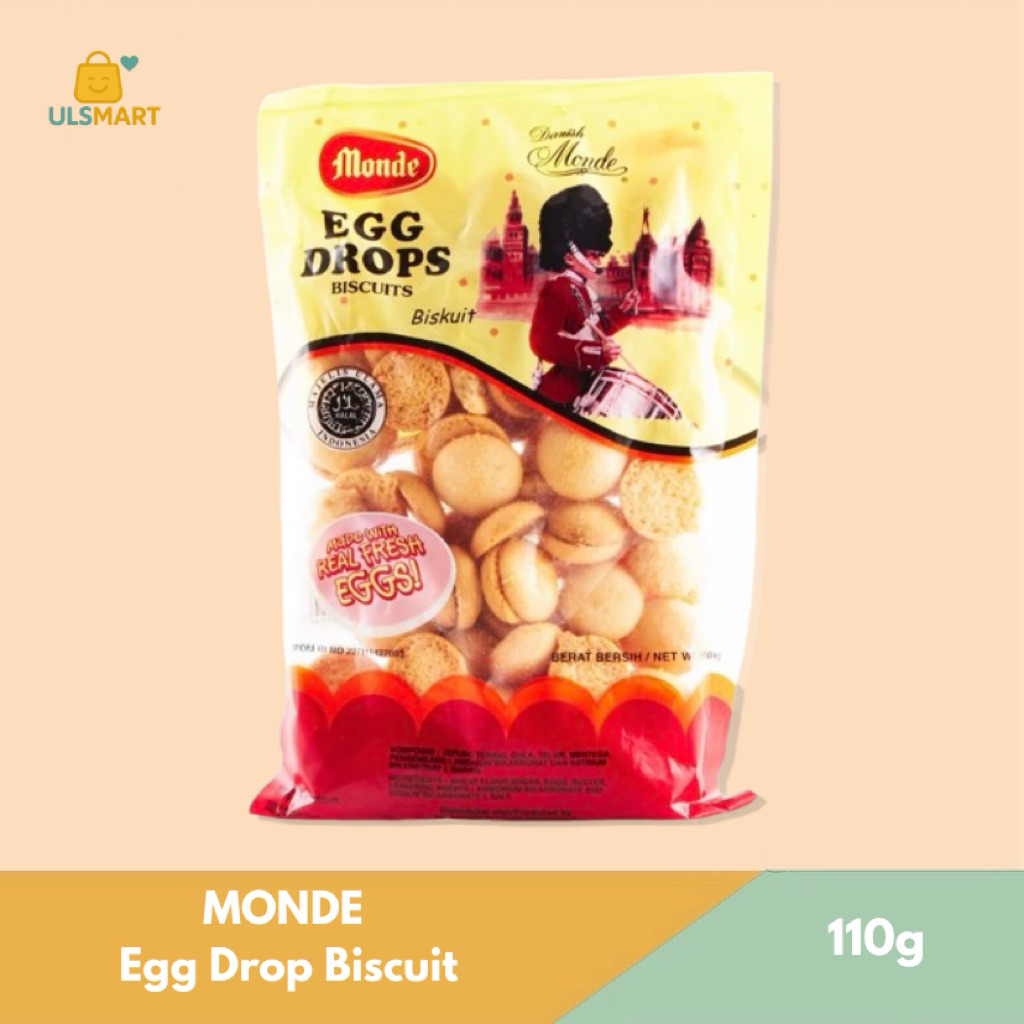 

MONDE Egg Drop Biscuit 110 g