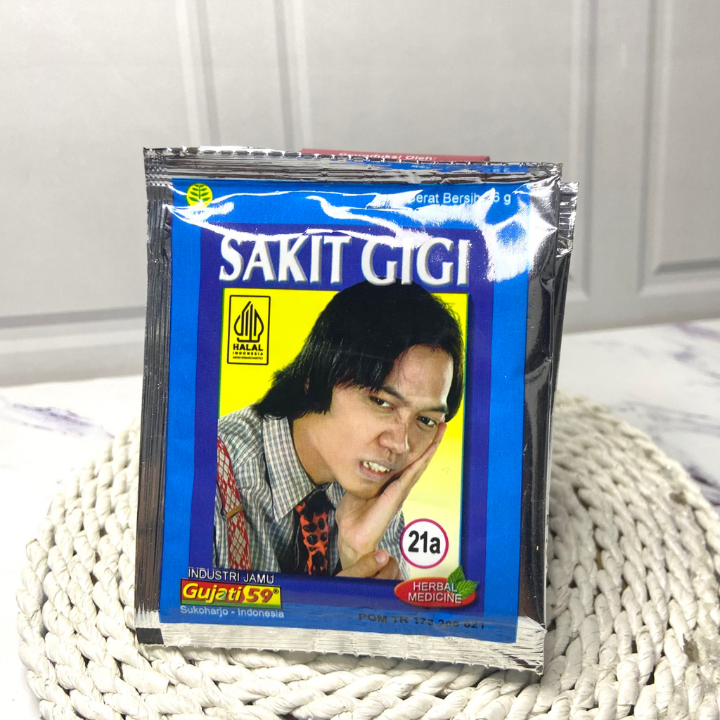 

Jamu SAKIT GIGI Cap Gujati 10 bungkus