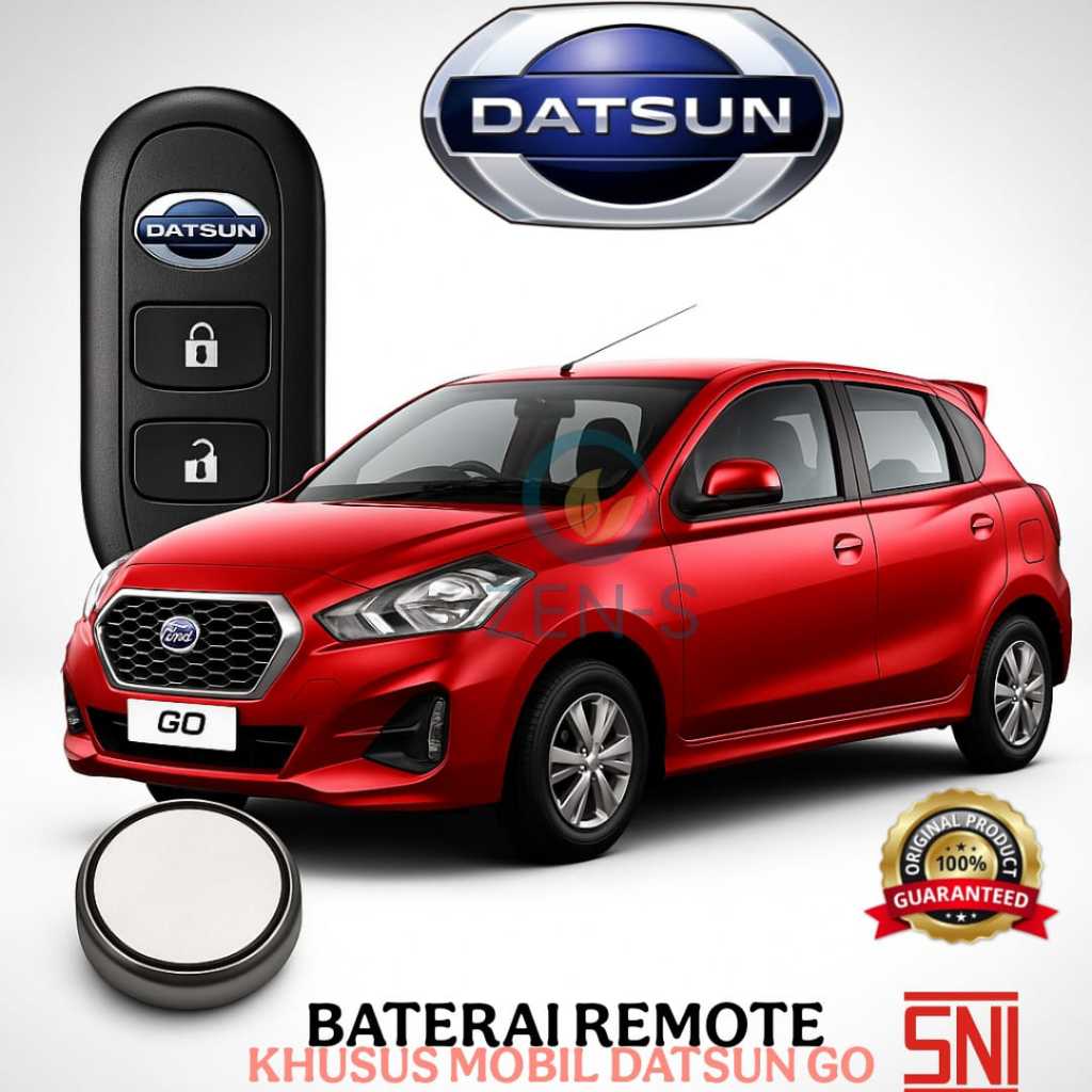 Baterai Batu Remot Remote Mobil DATSUN GO Original