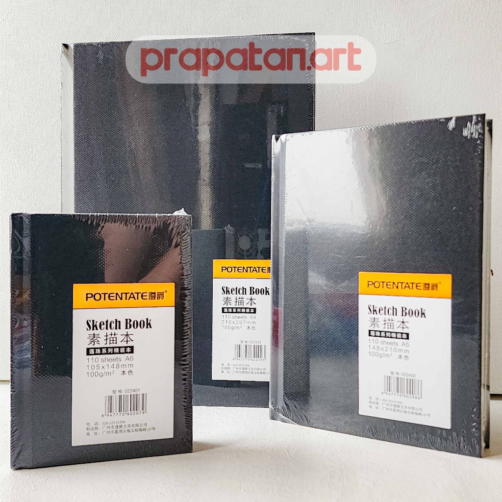

Potentate Sketchbook Hard Cover A6 | A5 | A4 | Buku Gambar