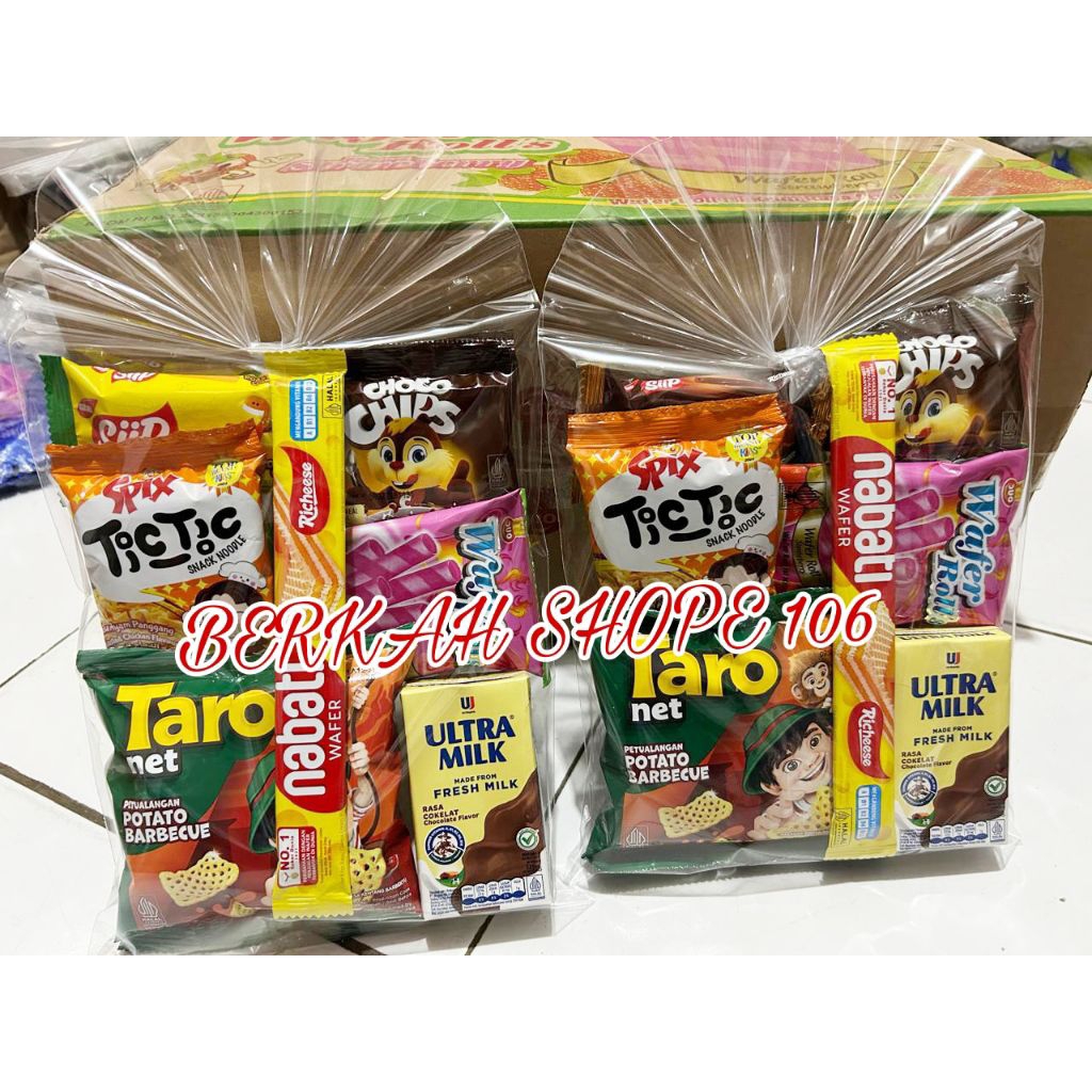 

parcel snack bingkisan souvenir ulang tahun bentuk kipas