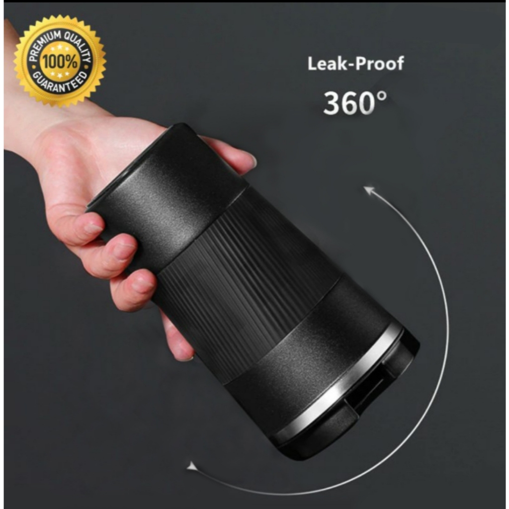 Tumbler Stainless 380ml / Tumbler Rubber Grip Coffee Cup Tea Cup Stainless Steel