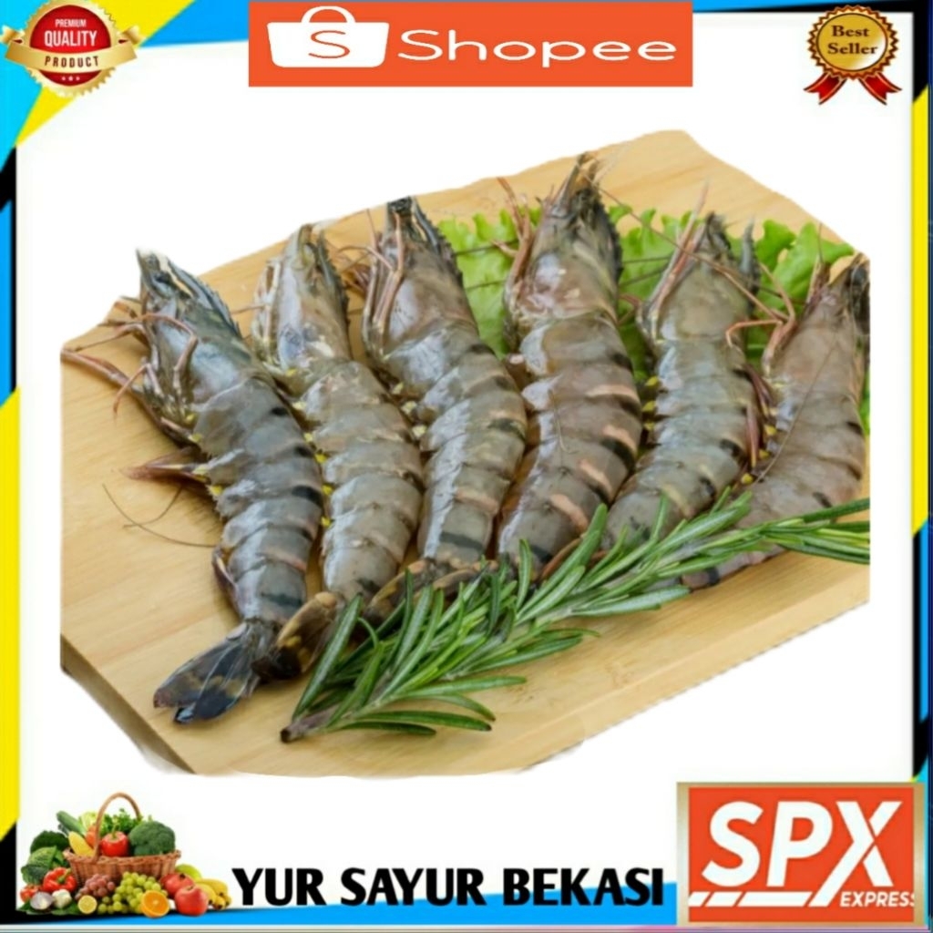 

Udang Tiger Fresh 250gr-500gr.