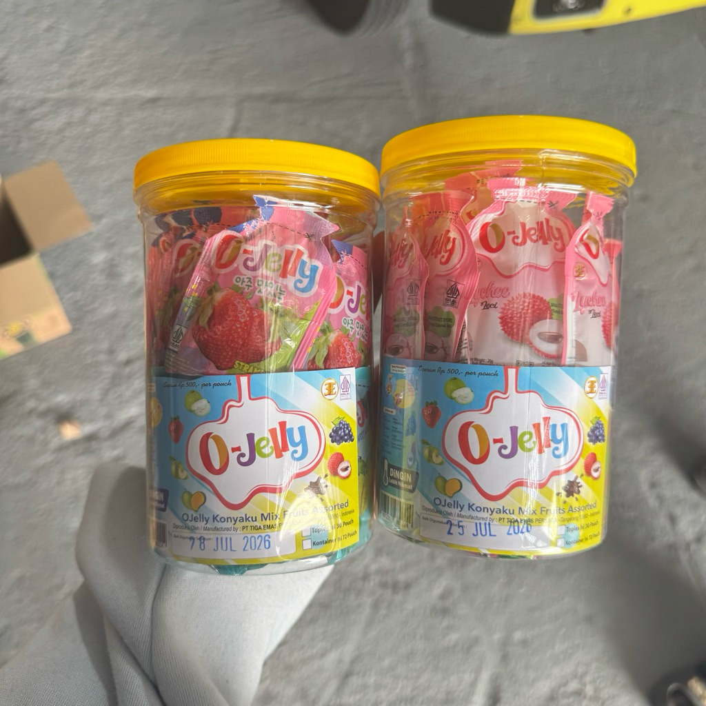 

O Jelly - Jeli/Ager Kemasan Toples Aneka Rasa