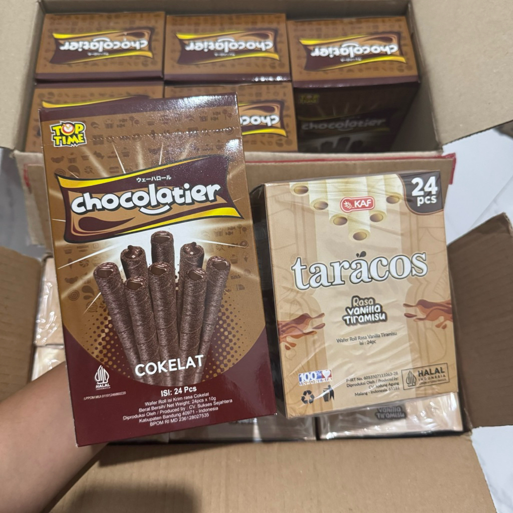 

Taracos x Chocolatier (Isi satu pack 24pcs)