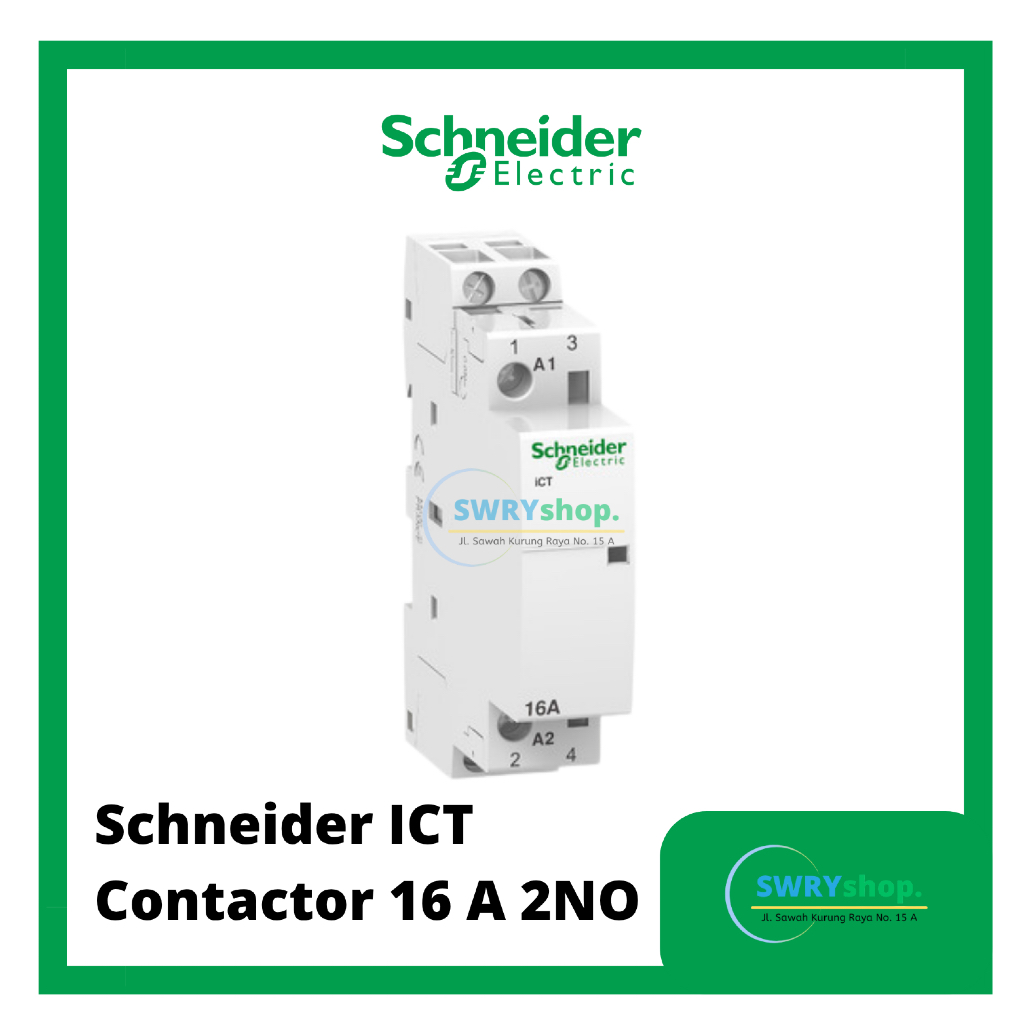 SCHNEIDER ELECTRIC ICT Contactor 16A 2NO A9C22712
