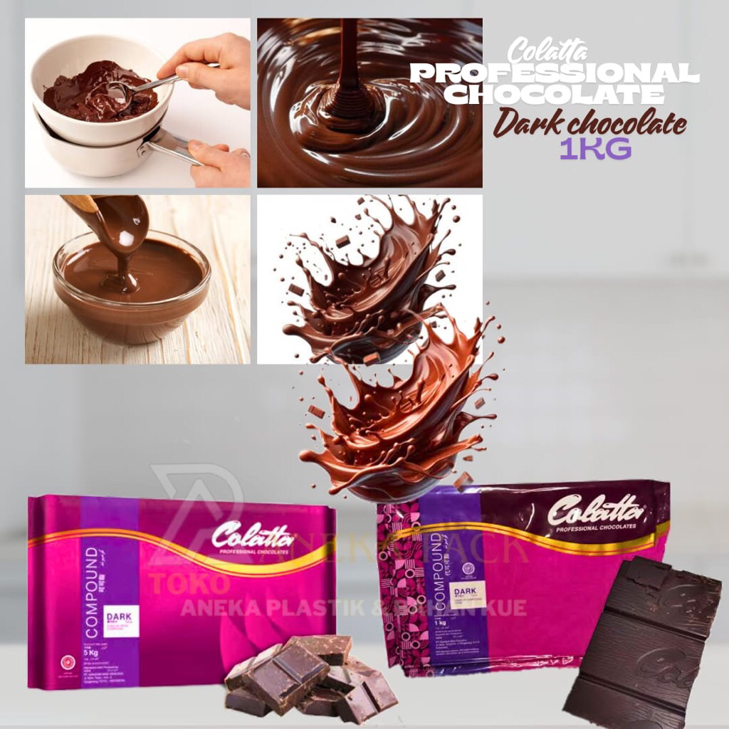 

coklat batang collata dark chocolate 1kg