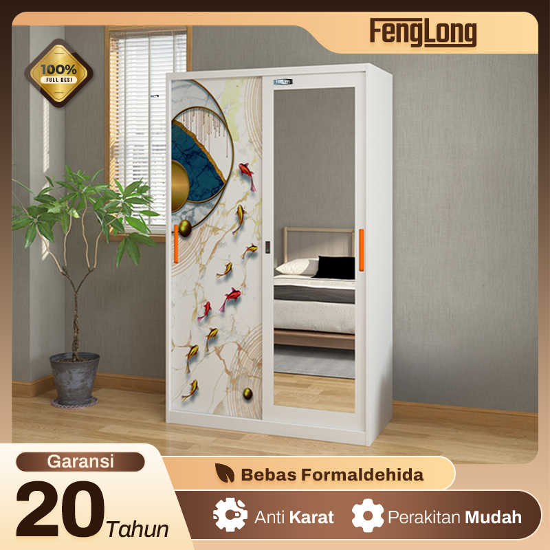 lemari besi sliding lemari besi pakaian lemari pakaian besi sliding lemari besi sliding 2 pintu