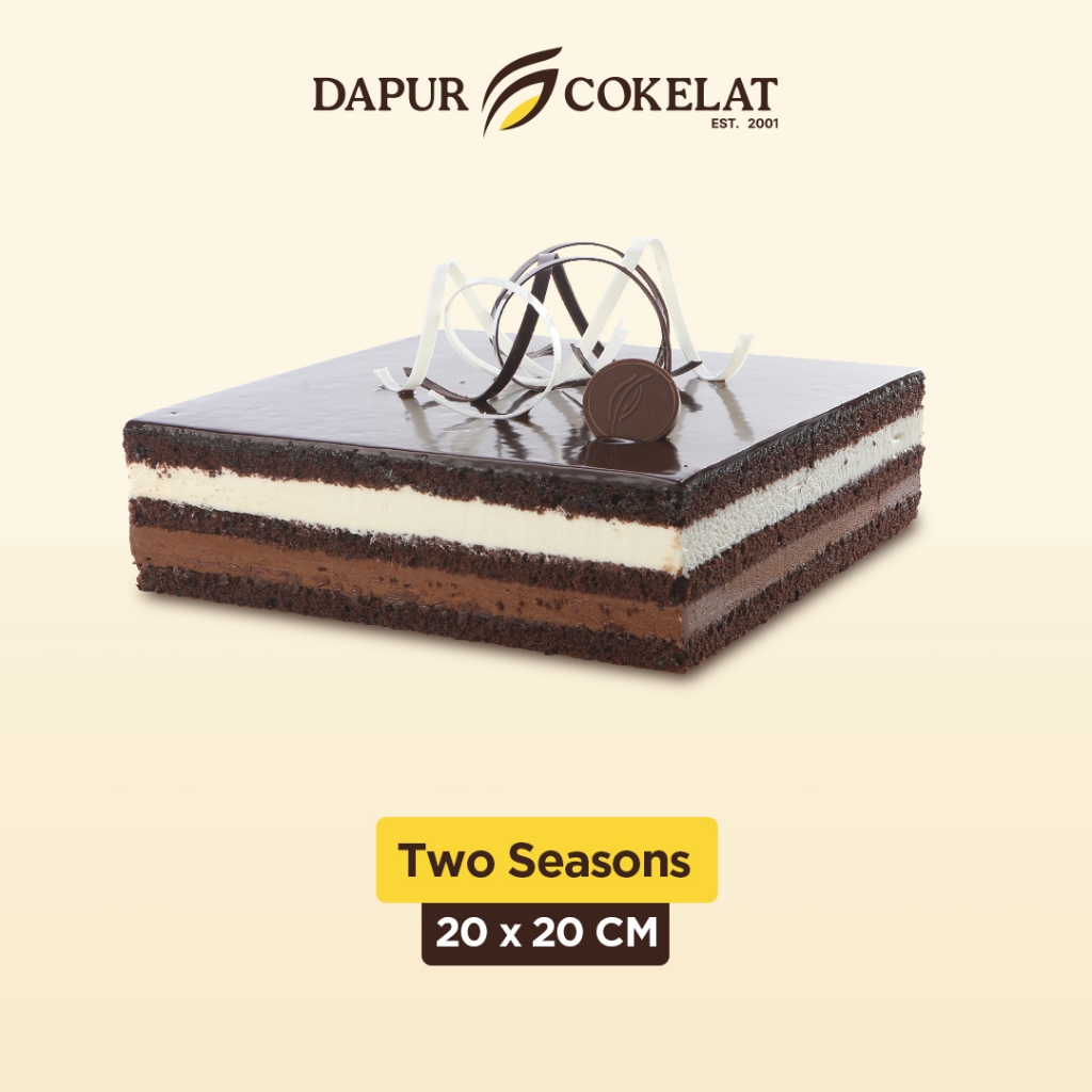 

DAPUR COKELAT - Two Season Cake 20x20 | Kue Cokelat untuk Semua Moment dengan Cream yang Lembut