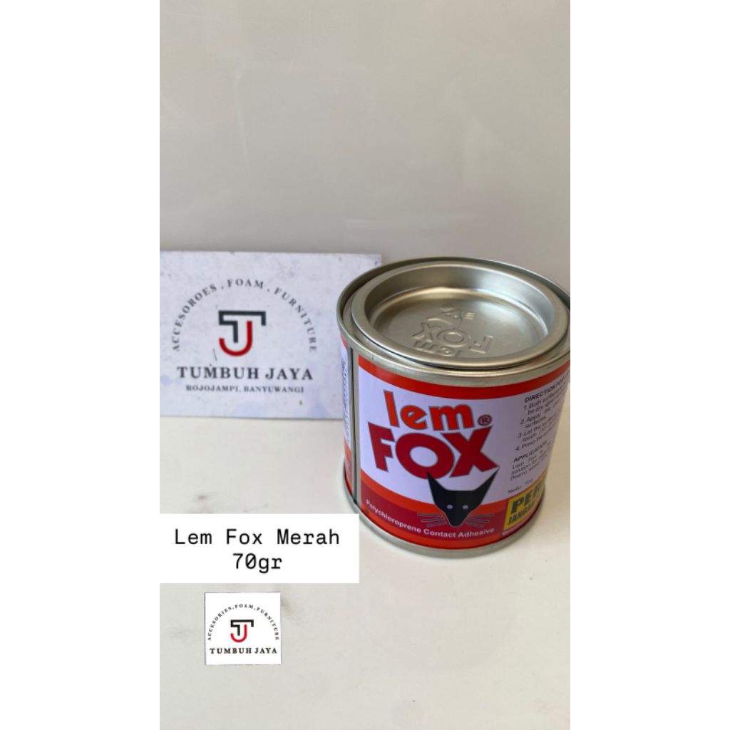

Lem Fox merah/Lem serbaguna/Lem Fox Merah 70 gr/Lem Fox Kuning Original