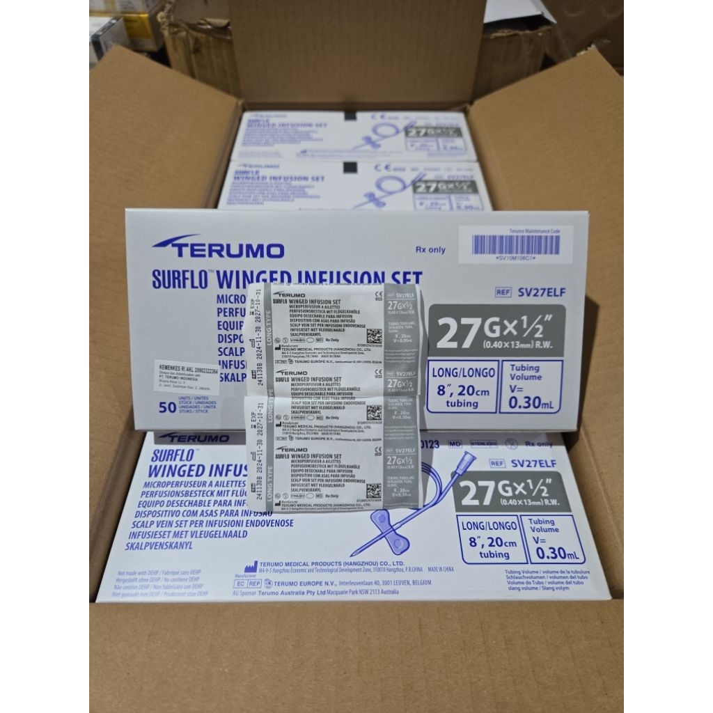 WING NEEDLE 27 G TERUMO / WING 27G TERUMO