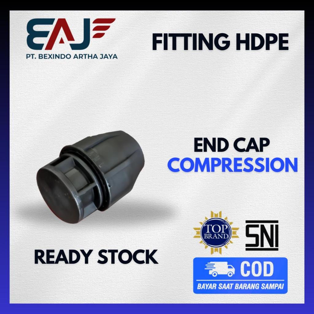 End Cap Compression Pipa HDPE | End Cap Pipa HDPE | Distributor Fitting HDPE
